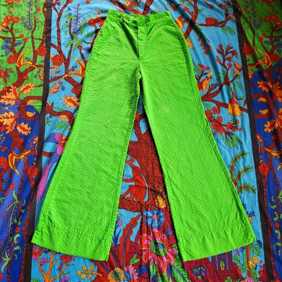 VINTAGE Bell bottoms, Green - Picture 9 of 9